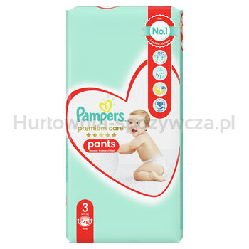 Pampers Premium Care Pants, Rozmiar 3, 48 Pieluchomajtek