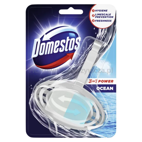 Kostka toaletowa DOMESTOS Ocean, w koszyku, 35g