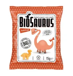 Chrupki Kukurydziane Dinozaury O Smaku Ketchupowym Bezgl. Bio 15 G