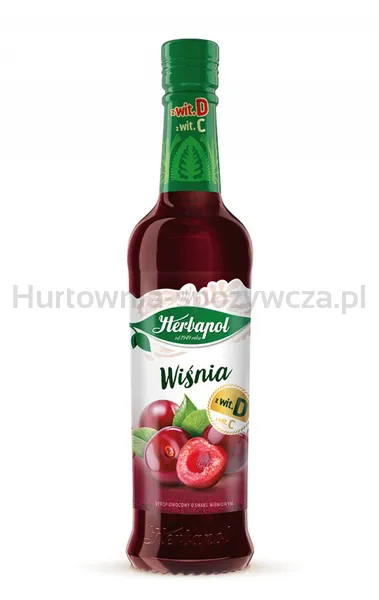 Herbapol Syrop Owocowa Spiżarnia, 420 ml, wiśniowy