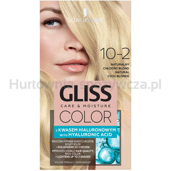 Gliss Color Krem Koloryzujący 10-2 Naturalny Chłodny Blond 142,5 Ml