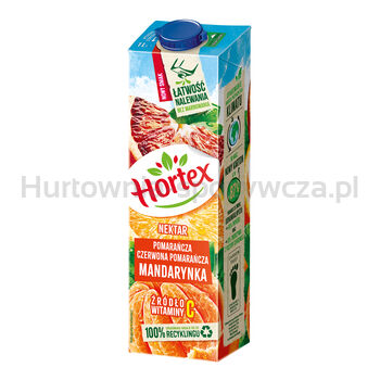 Hortex Pomarańcza-Czerwona Pomarańcza-Mandarynka Karton 1L