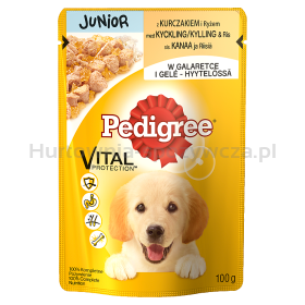 Pedigree Junior Kurczak, Ryż W Galaretce 100G