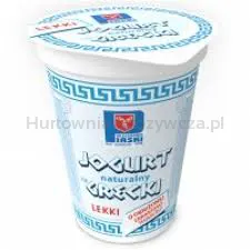 Piaski Jogurt naturalny typ grecki lekki 4% kubek 400 g