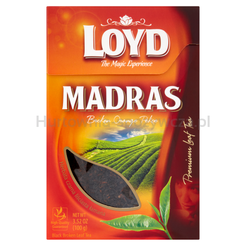 Loyd Herbata Madras Czarna Liściasta Łamana 100G