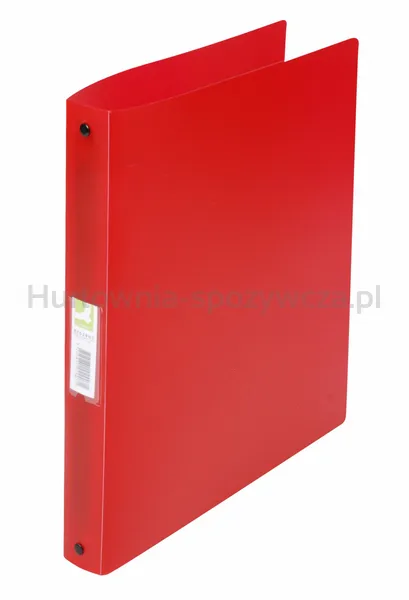 Q-Connect Segregator Ringowy Pp, A4/4R/25Mm, Transparentny Czerwony 