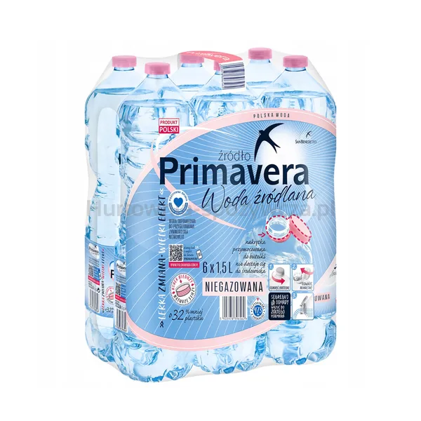 Primavera Woda Źródlana Niegazowana pet 1,5l SK