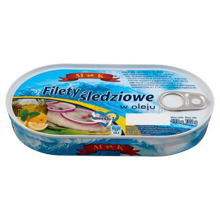 Filety Śledziowe Mk W Oleju 170 G Konshurt