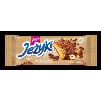 Jeżyki Cafe ciastka w czekoladzie mlecznej 140 g x 20 sztuk