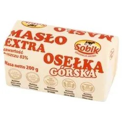 Masło Sobik Extra Osełka Górska 200 G
