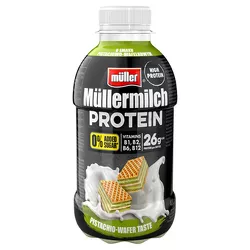 Müllermilch Protein Zero Napój mleczny Pistachio-Wafer400g