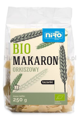 Makaron (Orkiszowy) Łazanki Bio 250 G - Niro [BIO]