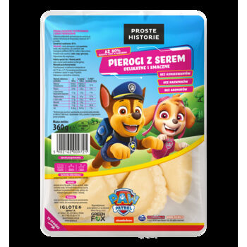 Proste Historie Psi Patrol Pierogi fresh z serem 360g