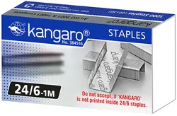 Zszywki Kangaro, No. 24/6-1M, 1000 Szt.