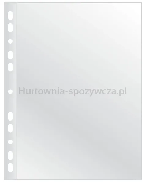 Koszulki na dokumenty Q-CONNECT, PP, A4, krystal, 100mikr., 100szt.