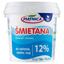 Piątnica Śmietana 12% 1Kg Horeca