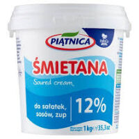 Piątnica Śmietana 12% 1Kg Horeca