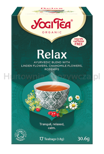 Herbatka Relax Bio (17 X 1,8 G) 30,6 G - Yogi Tea [BIO]