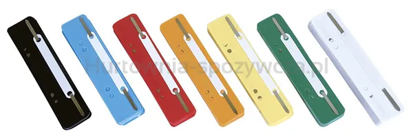 Donau Wąsy skoroszytowe PP, z metalową blaszką, 25szt., mix kolorów 