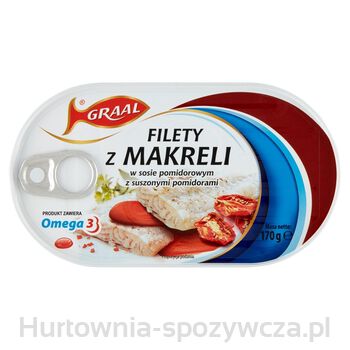 Graal Filety Z Makreli W Sosie Pomidorowym Z Suszonymi Pomidorami 170G