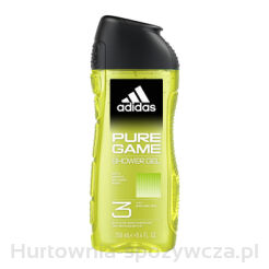 Adidas Pure Game Żel Pod Prysznic 3 W 1 Dla Mężczyzn, 250 Ml