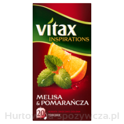 Herbata Vitax Inspiracje Melisa&AmpPomarańcza 20 Torebek X 1,65G