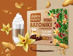 Dobra Kaloria Mini Batoniki z nerkowców ala latte waniliowe 6 sztuk 102g