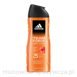 Adidas Team Force Żel Pod Prysznic 3 W 1 Dla Mężczyzn, 400 Ml
